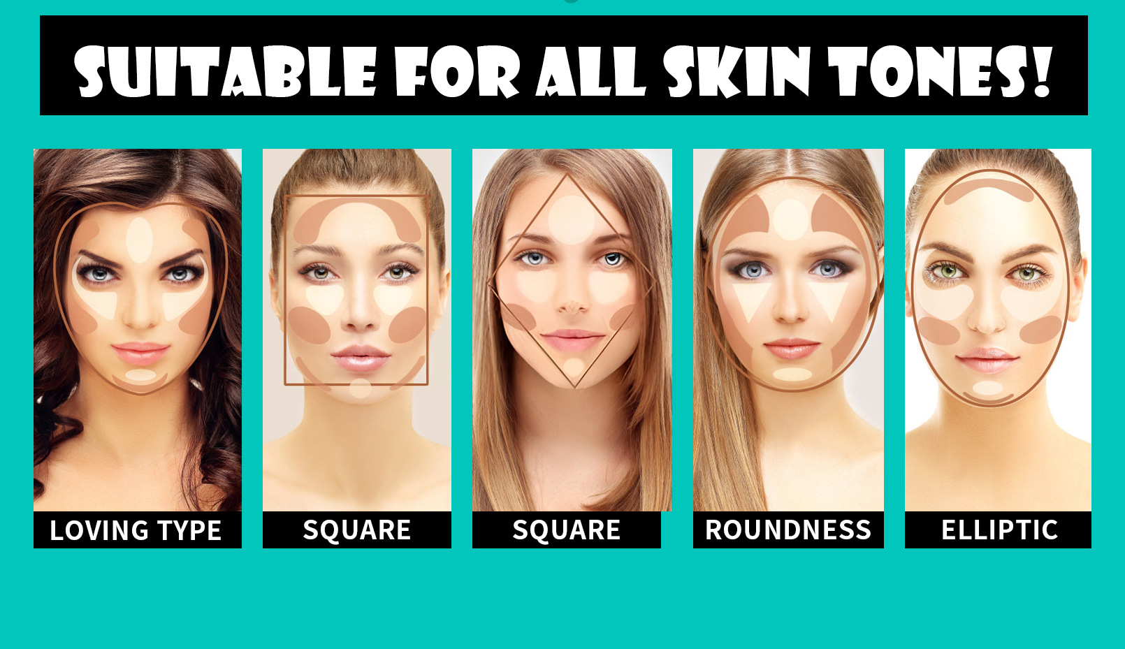 qic 雙頭高光陰影修容棒 23.3g/支