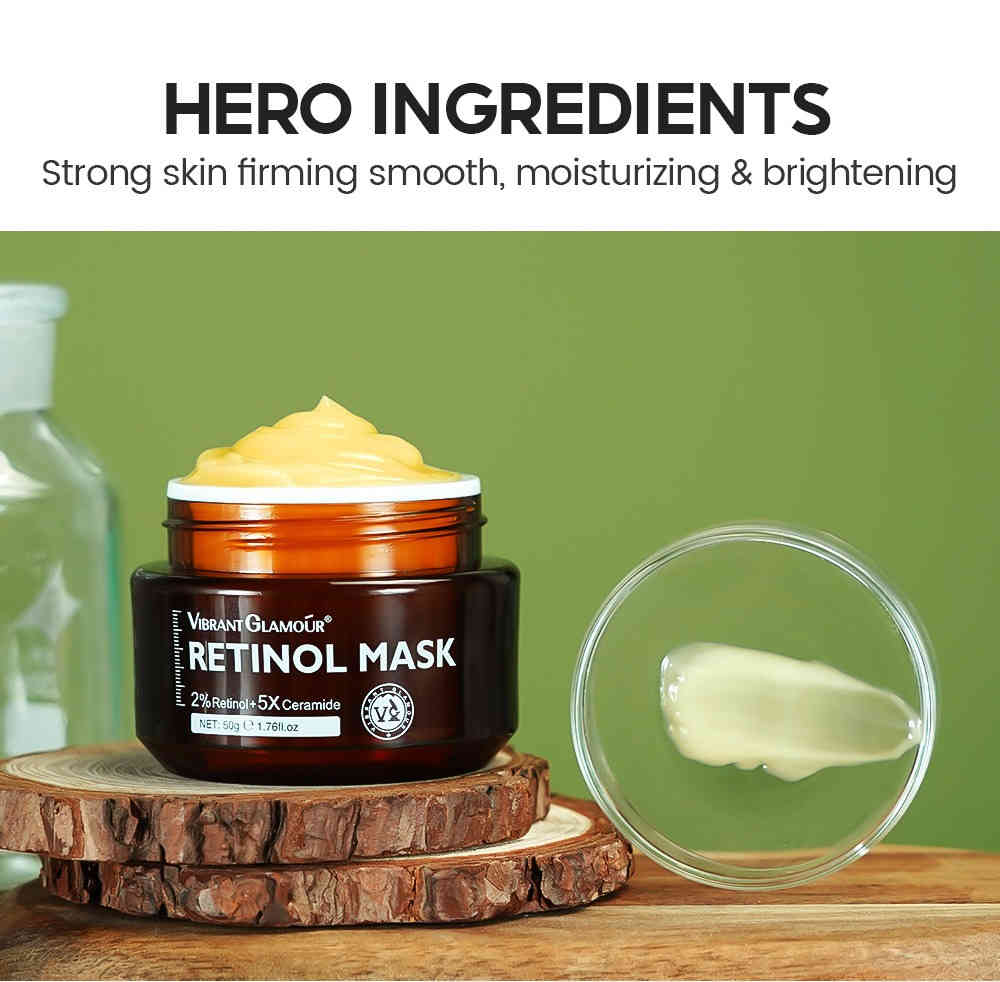 vibrant glamour® 2%視黃醇+ 5倍神經醯胺視黃醇面膜 50g/盒