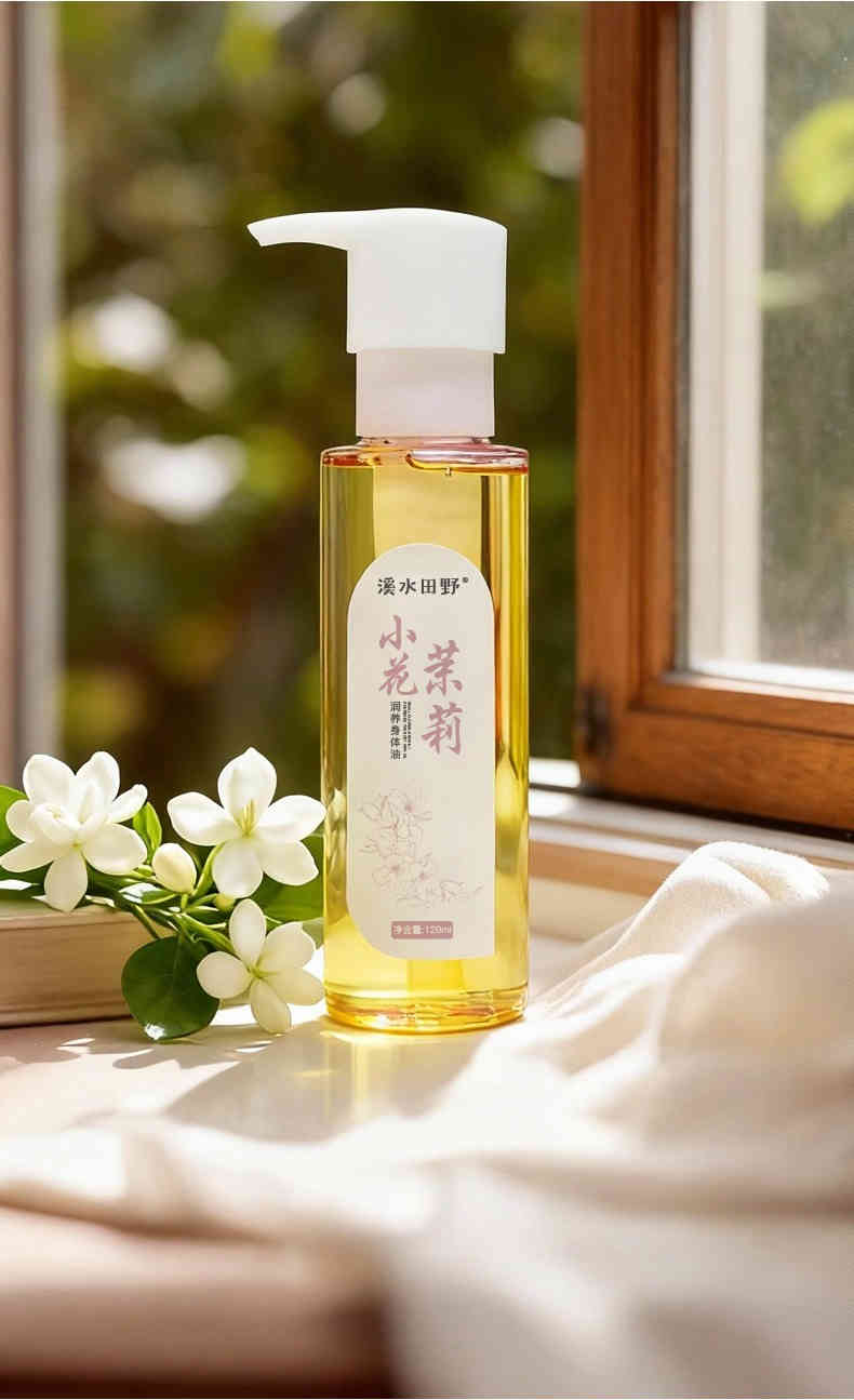 溪水田野 小花茉莉潤養身體油 120ml/瓶