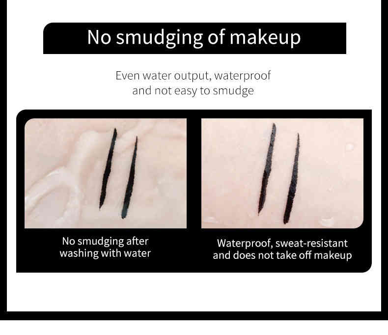 qic 魅惑防水眼妝組合眼線筆+睫毛膏 2合1套裝