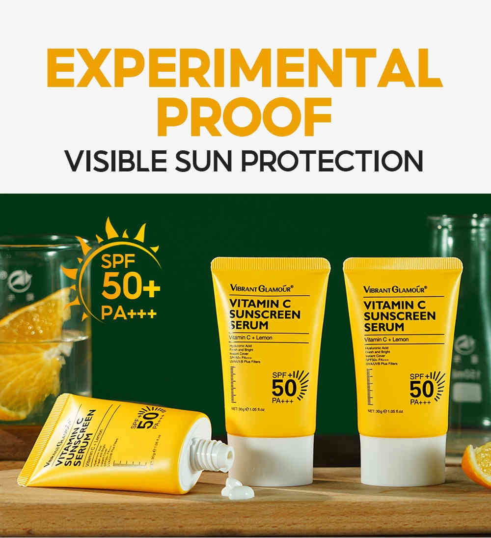 vibrant glamour 維他命c亮白精華防護霜 30g/盒