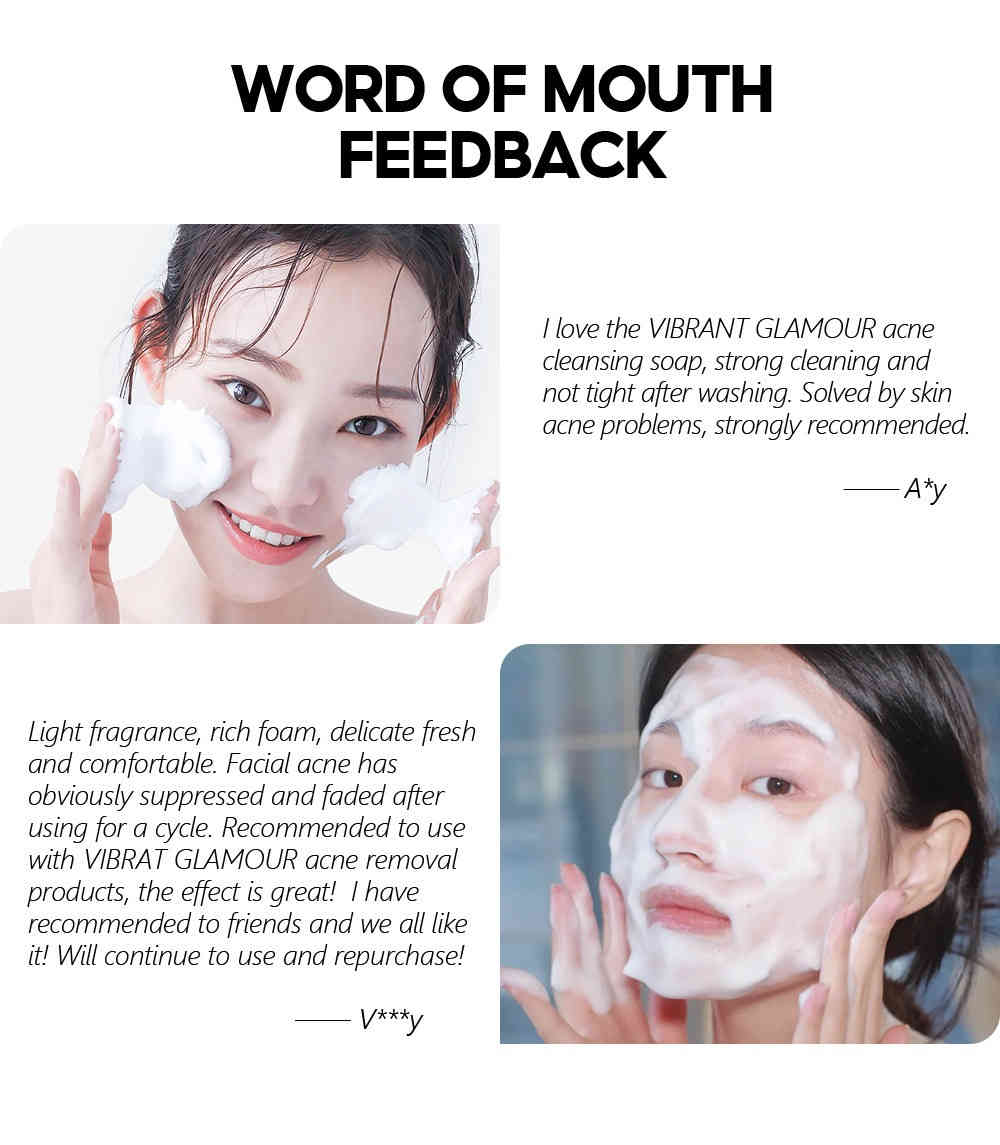 vibrant glamour® 水楊酸抗痘潔膚手工香皂 100g/盒