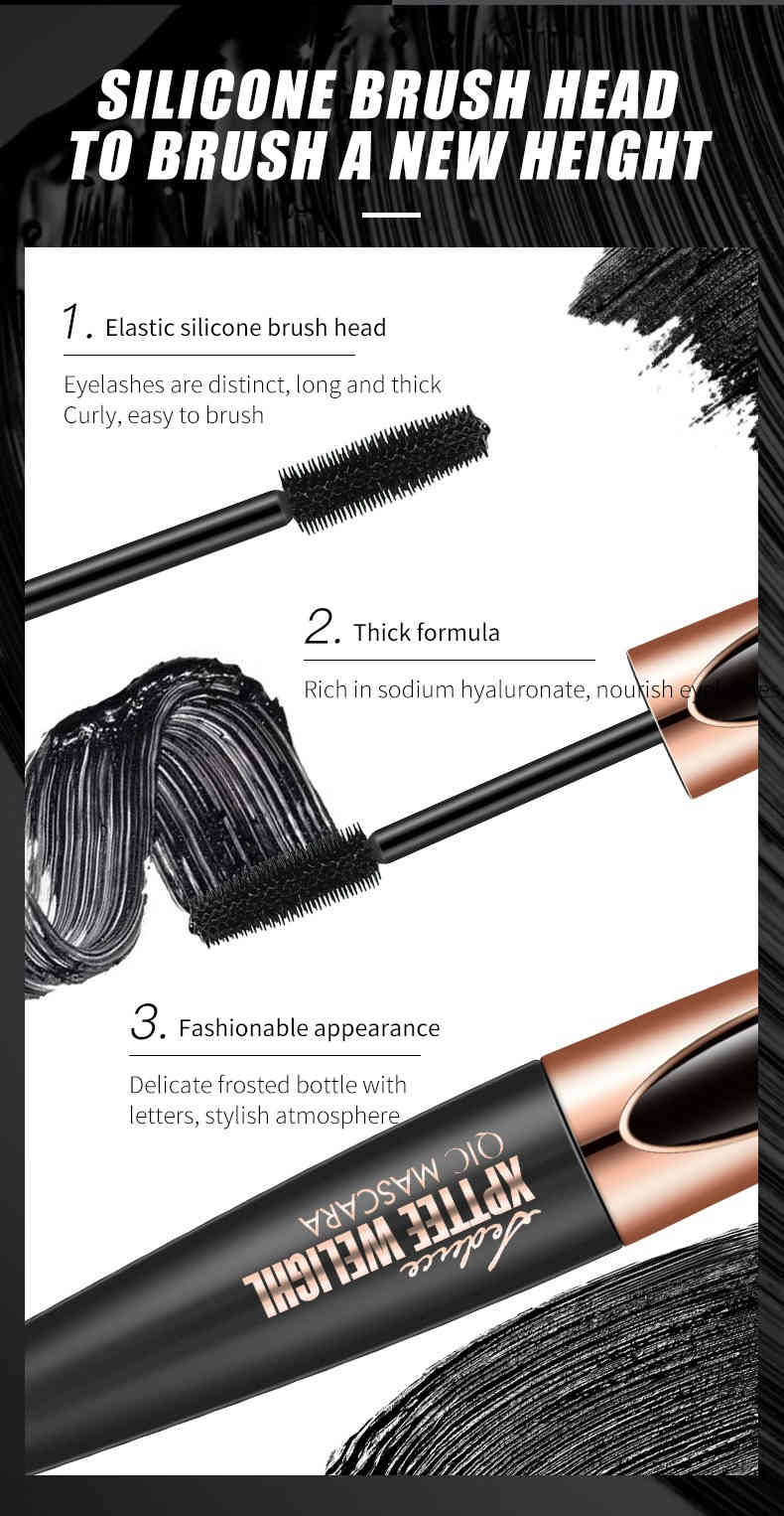 qic 魅惑防水眼妝組合眼線筆+睫毛膏 2合1套裝