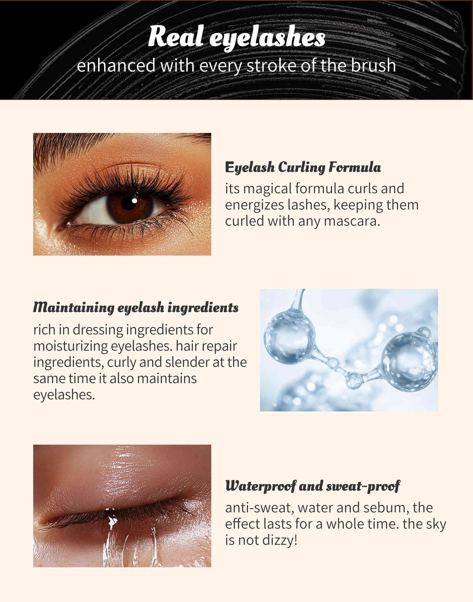 qic 高跟鞋3d防水雙效睫毛膏 6ml/盒