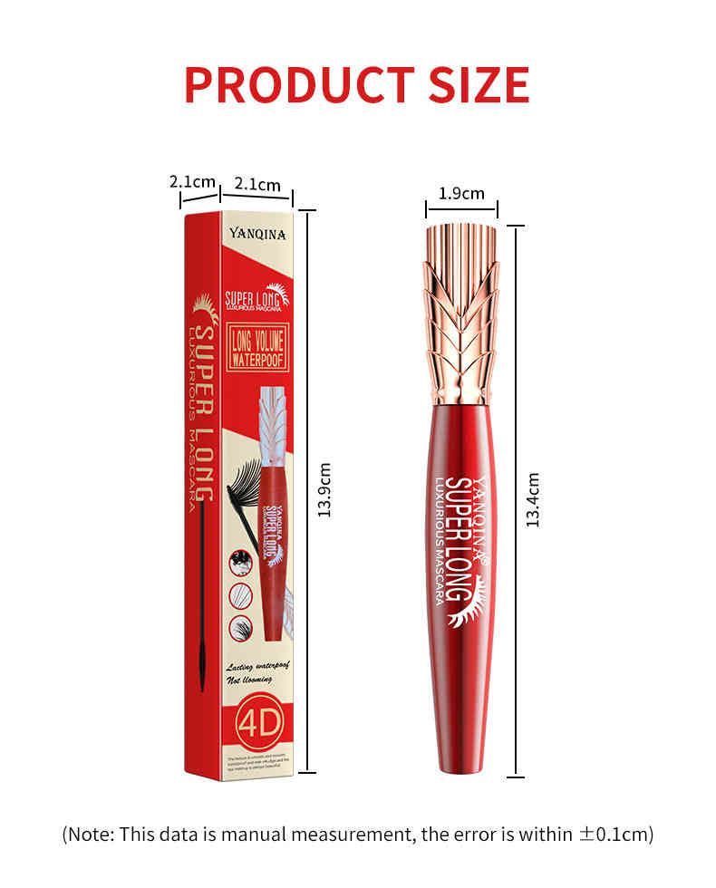 yanqina 超長奢華睫毛膏 6ml/支