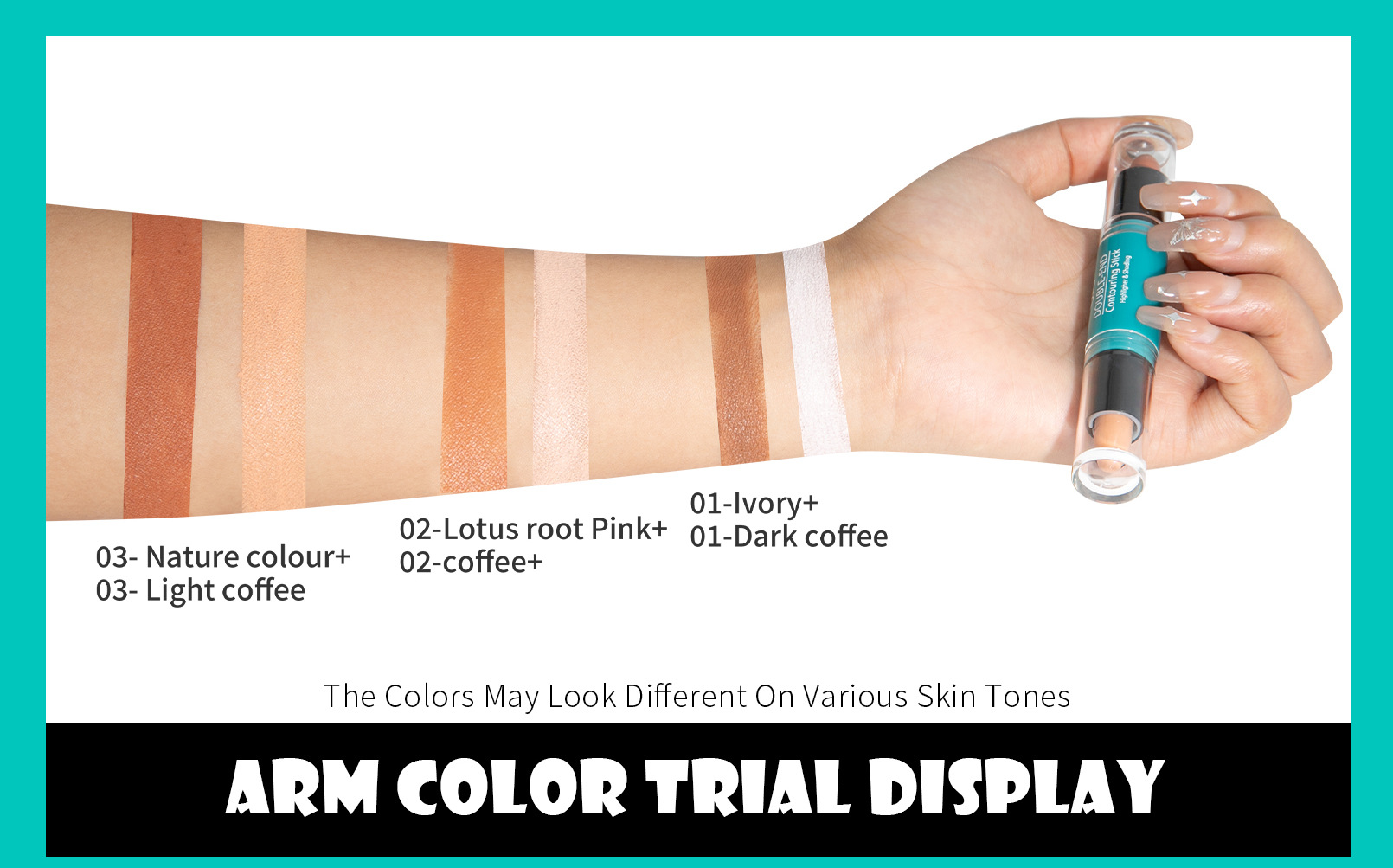 qic 雙頭高光陰影修容棒 23.3g/支