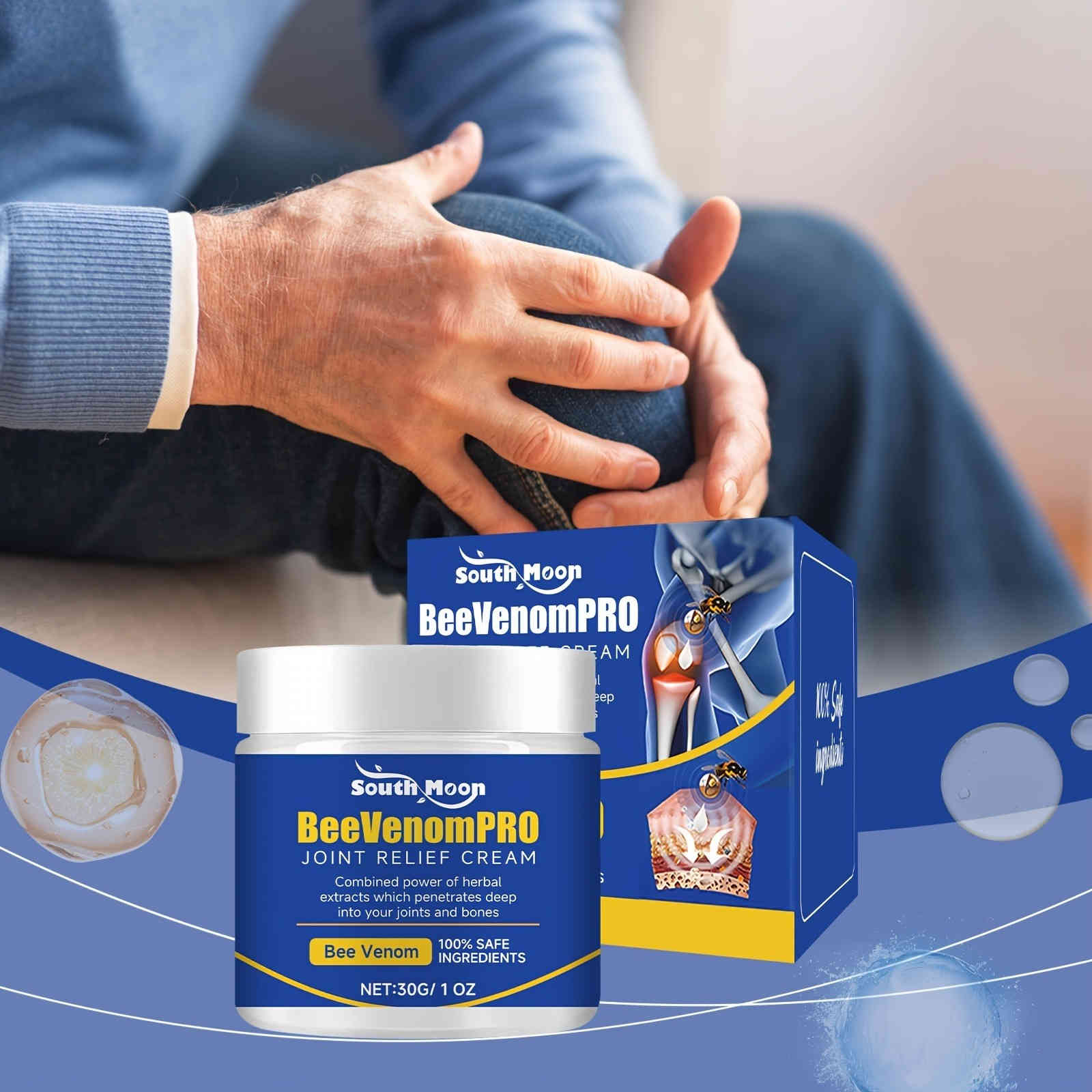 south moon beevenom pro 蜂毒關節舒緩霜 30g/盒