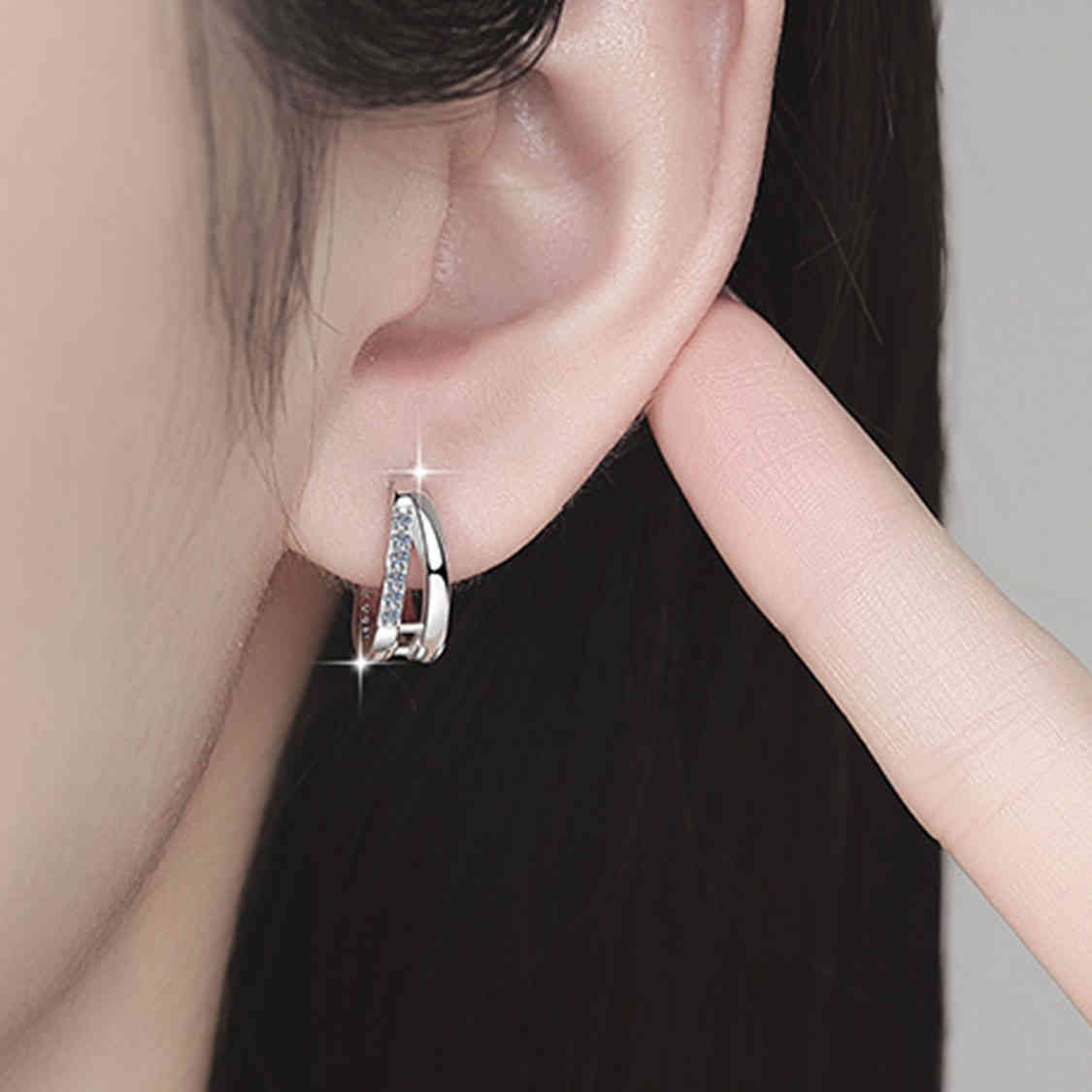 925純銀莫桑石疊層圈耳環 MSNERG00013 Banner3