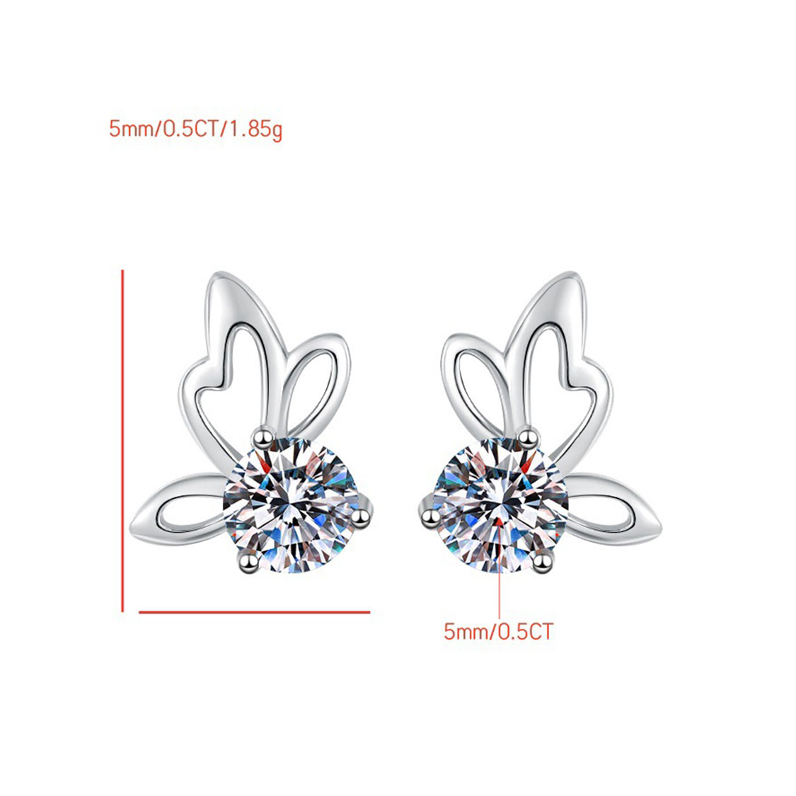 925純銀蝴蝶莫桑石耳環 MSNERG00015 Banner6