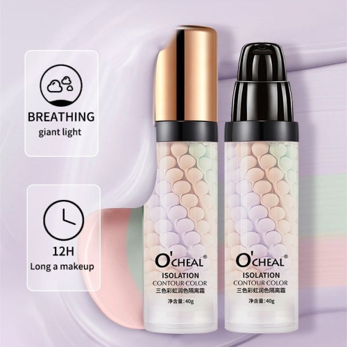 ocheal 三色彩虹潤色隔離霜 40g/支 x3