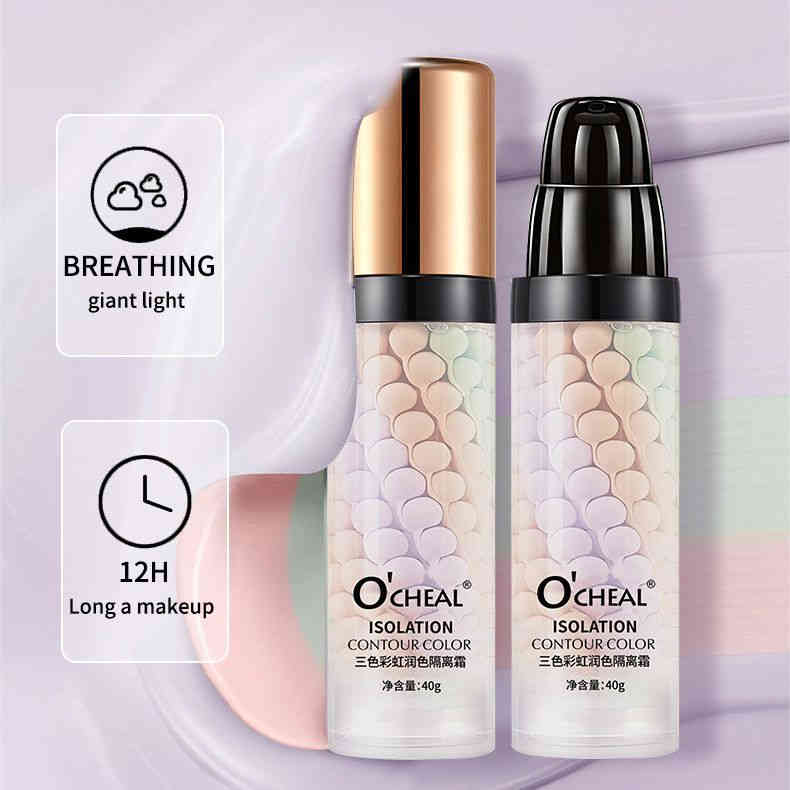 ocheal 三色彩虹潤色隔離霜 40g/支 x3 ocheal 三色彩虹潤色隔離霜 40g/支 x3