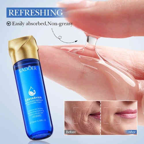 sadoer 魚子醬玻尿酸抗皺修護保濕爽膚水 130ml/支