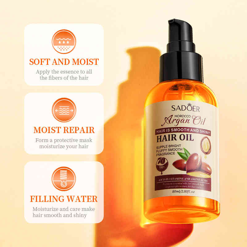sadoer 摩洛哥堅果護髮精油 80ml/支 sadoer 摩洛哥堅果護髮精油 80ml/支