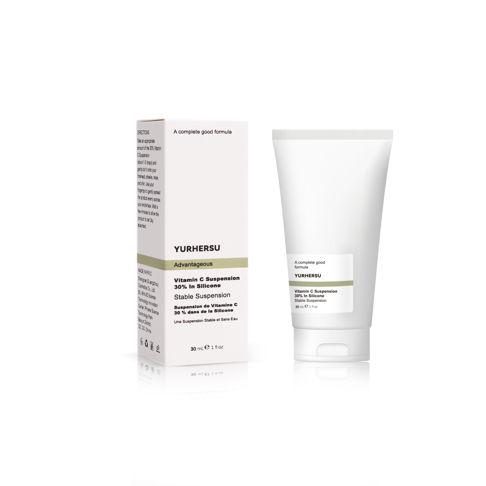 yuriersu 30%維生素c懸浮精華 30ml/瓶x2 yuriersu 30%維生素c懸浮精華 30ml/瓶x2