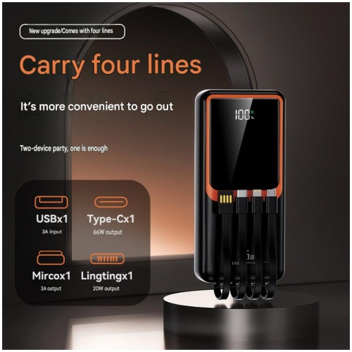 jurgen lange 22.5w超級快充ccc認證移動電源 10000mah