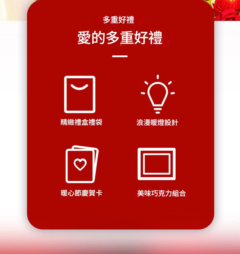 玫瑰花雙層天鵝巧克力禮盒