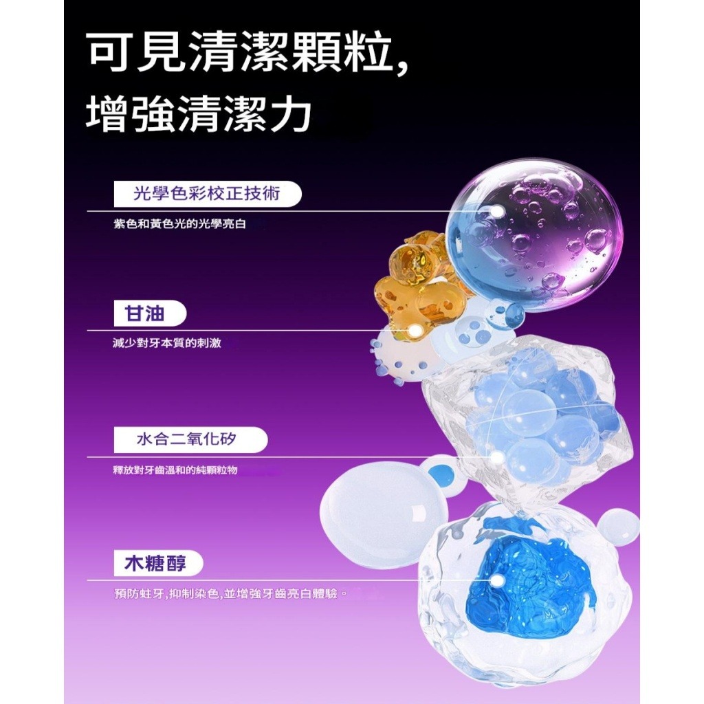 v34紫色精華牙膏 120g x2