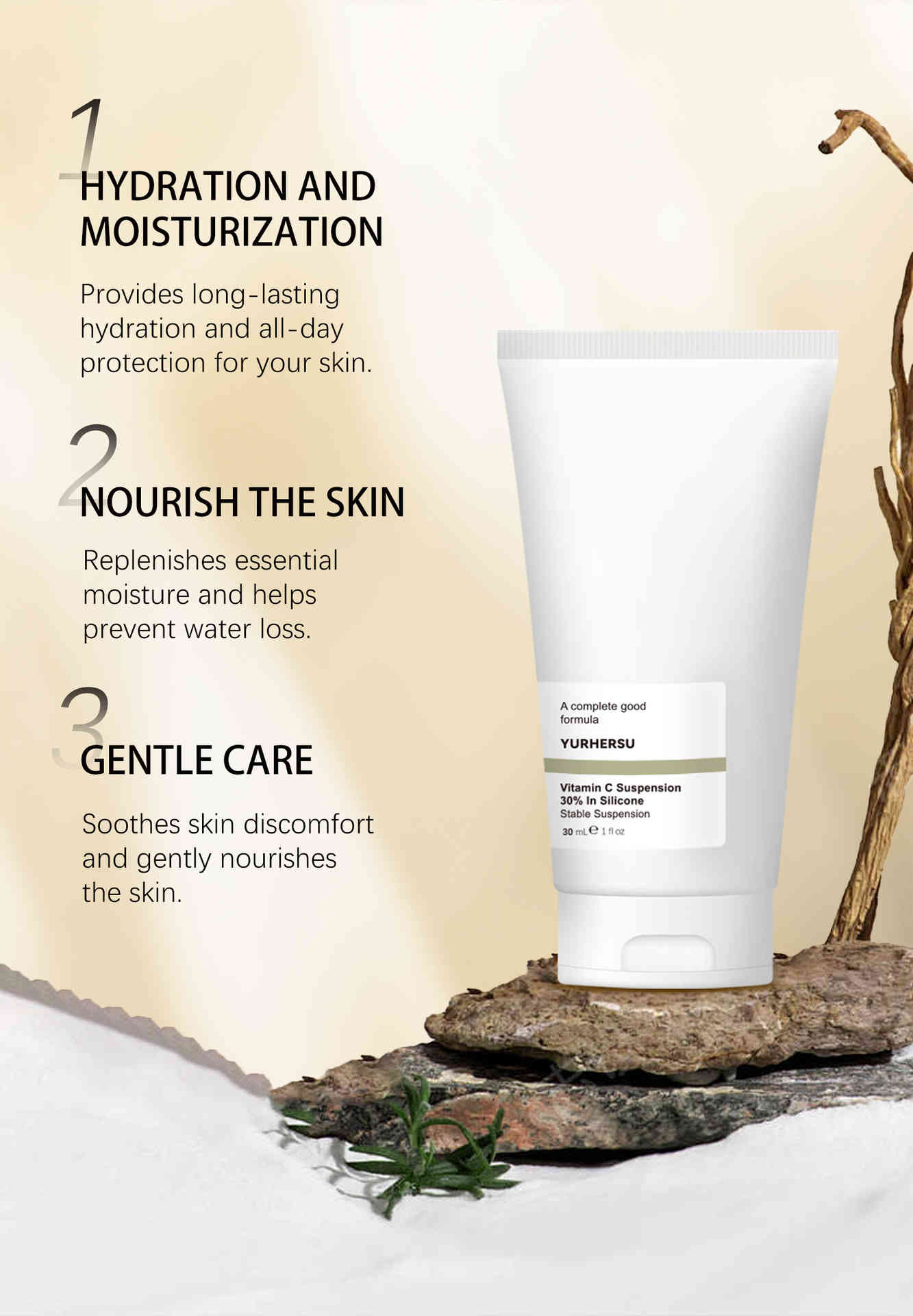 yuriersu 30%維生素c懸浮精華 30ml/瓶x2