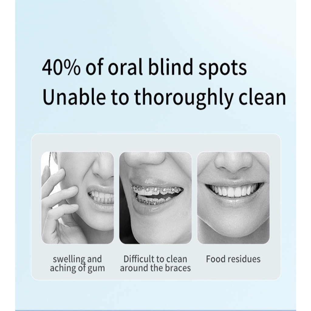 專業脈衝式電動沖牙機（多段水壓／去牙結石／牙齦護理）