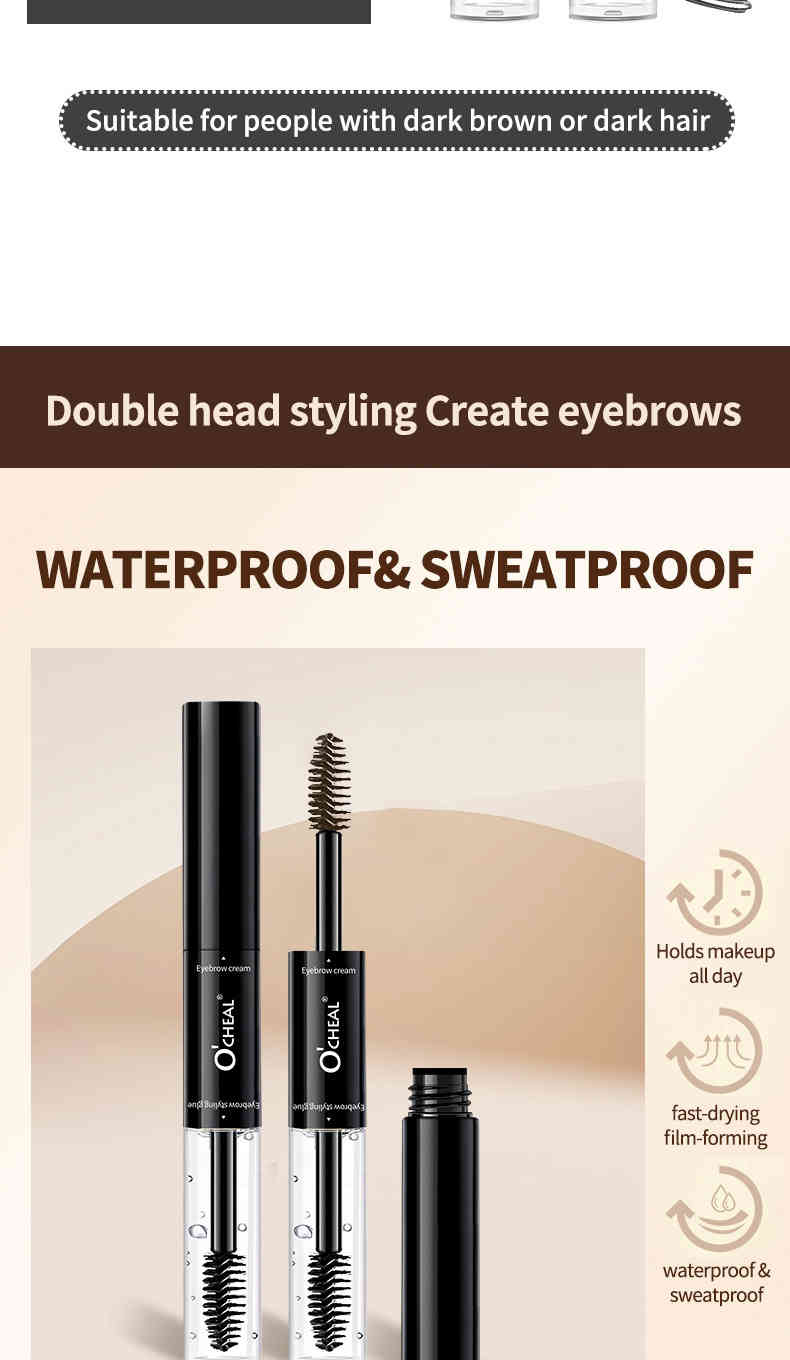 ocheal 欧美雙頭立體塑眉膏