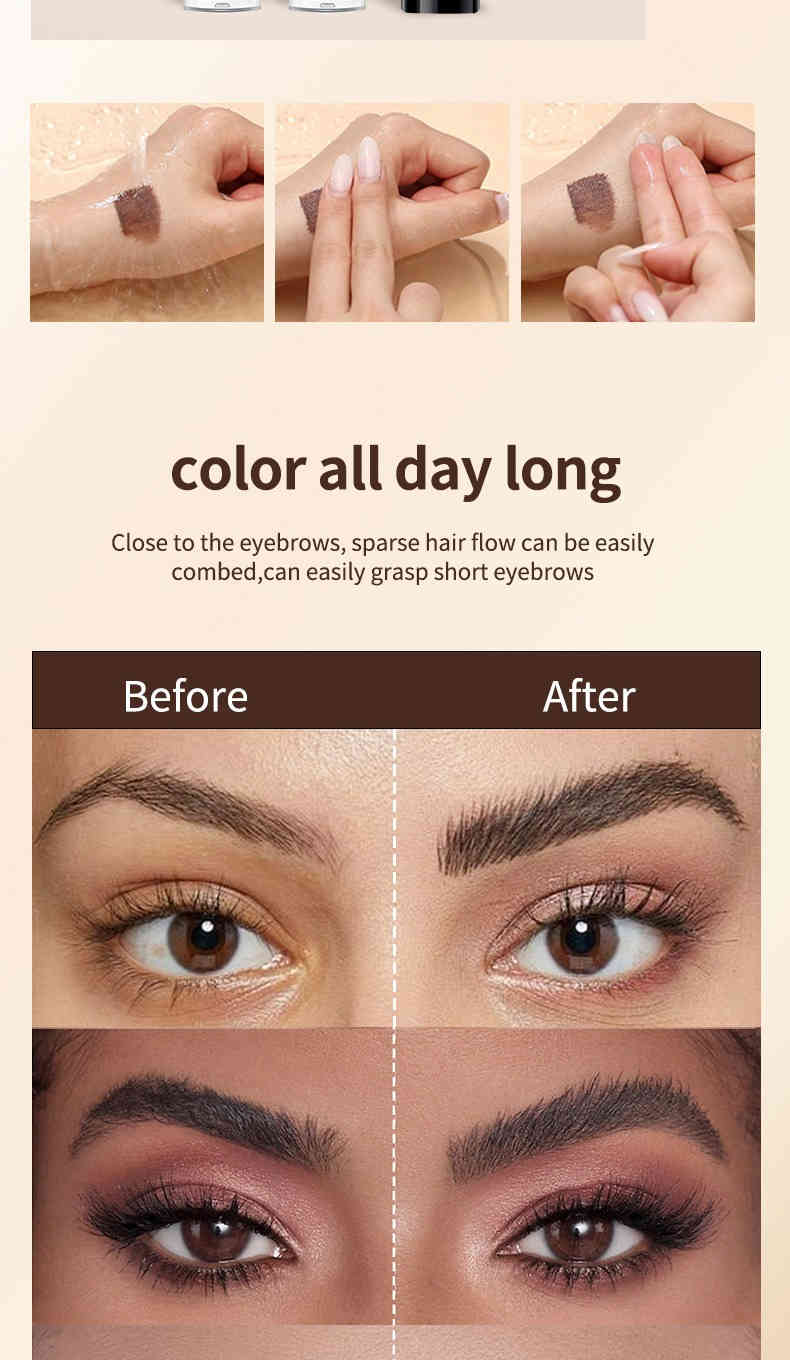 ocheal 欧美雙頭立體塑眉膏