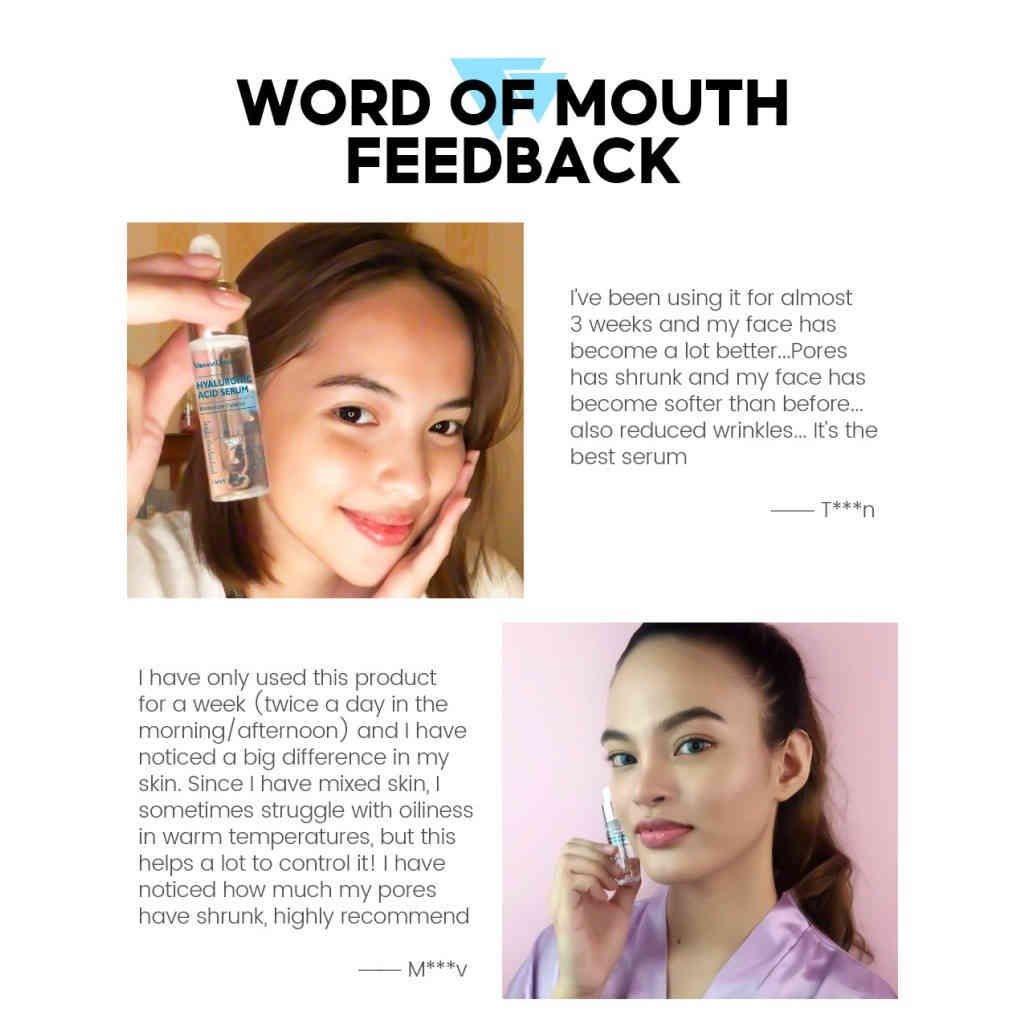 vibrant glamour 玻尿酸臉部精華液 15ml x3