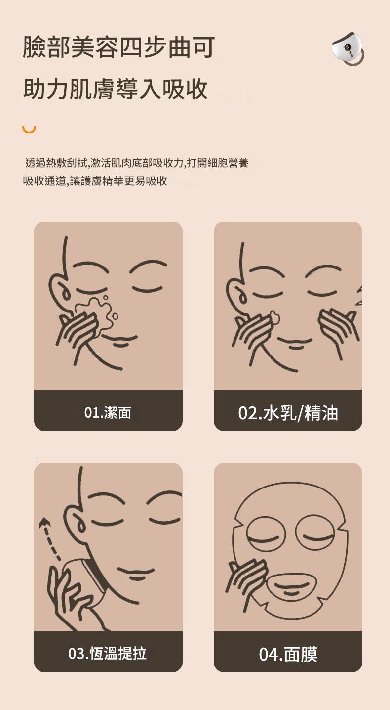 傳統科技融合砭石美容刮痧儀