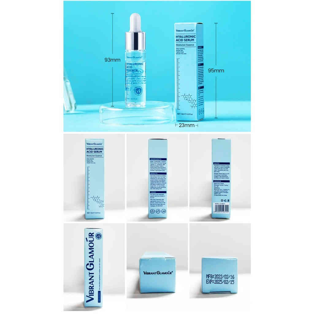 vibrant glamour 玻尿酸臉部精華液 15ml x3