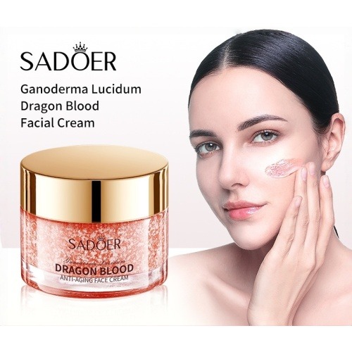 健康美容 sadoer 靈芝龍血抗老修護系列(面霜50g,抗皺霜30g,精華液30ml,面膜25g*10pcs)