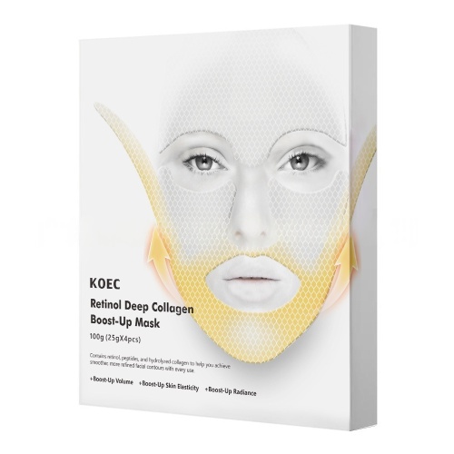 koec 視黃醇深層膠原煥顏面膜 4片/盒（25gx1片）