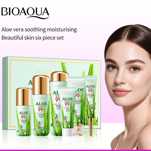 bioaoua蘆薈舒緩保濕美肌六件套