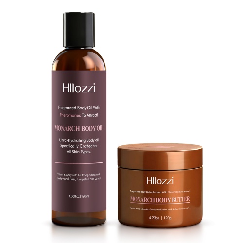 hllozzi monarch 君王套裝身體乳霜120g/盒+潤體油120ml/盒