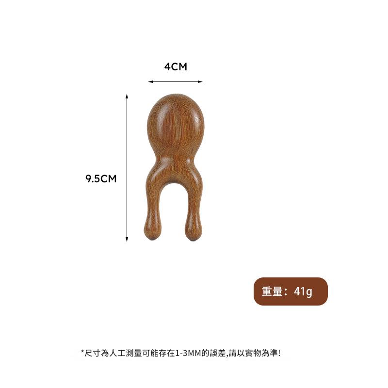 整木手工打磨天然檀木按摩梳