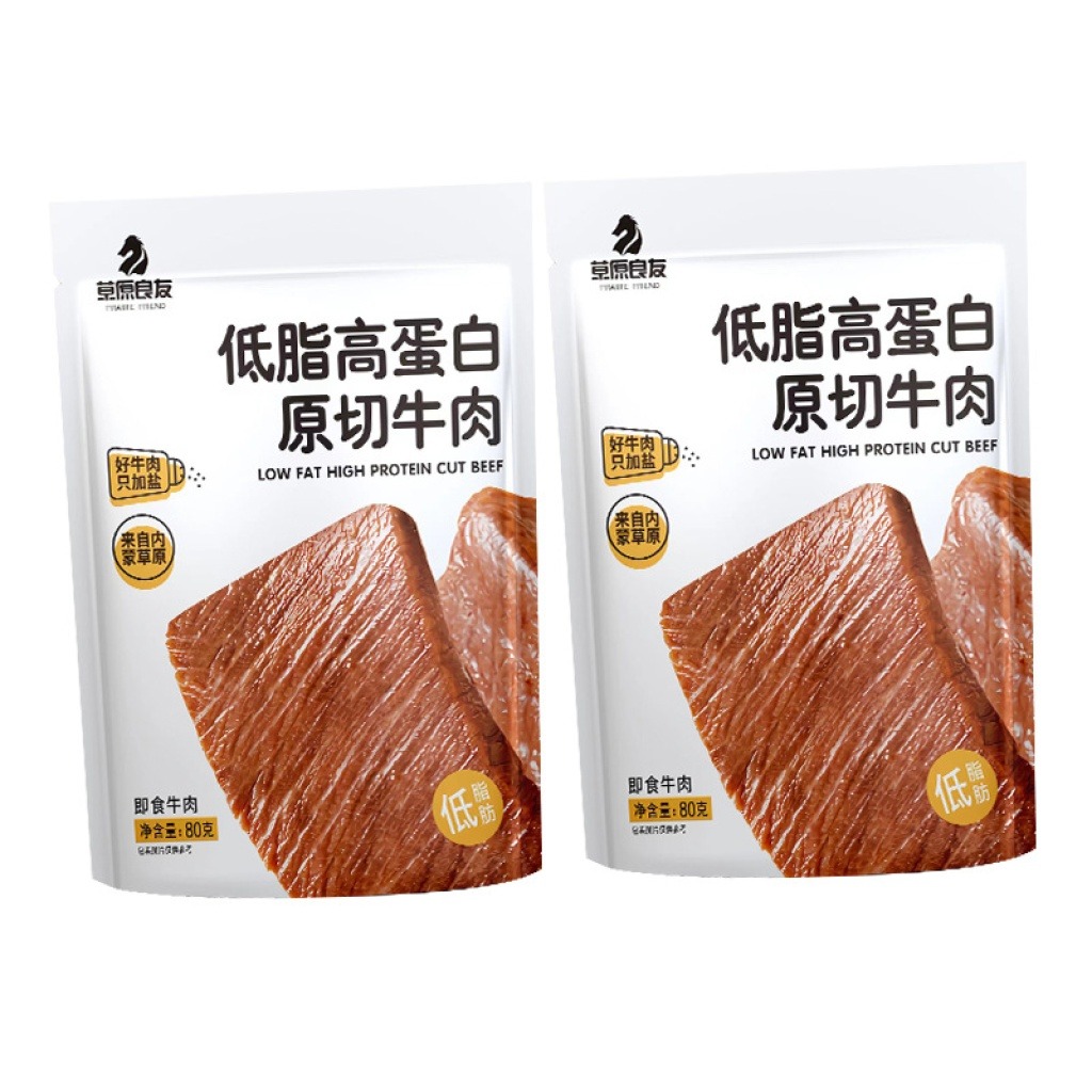 內蒙古低脂即食原切醬牛肉（五香袋裝）100g x3