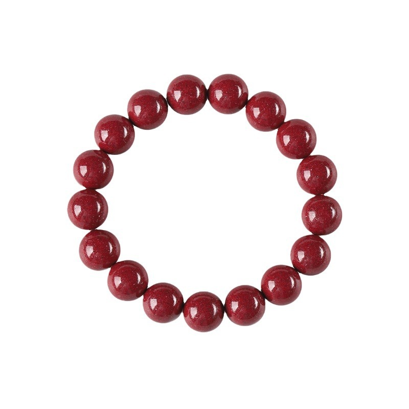 紅晶砂本命年朱砂手串 紅晶砂本命年朱砂手串
