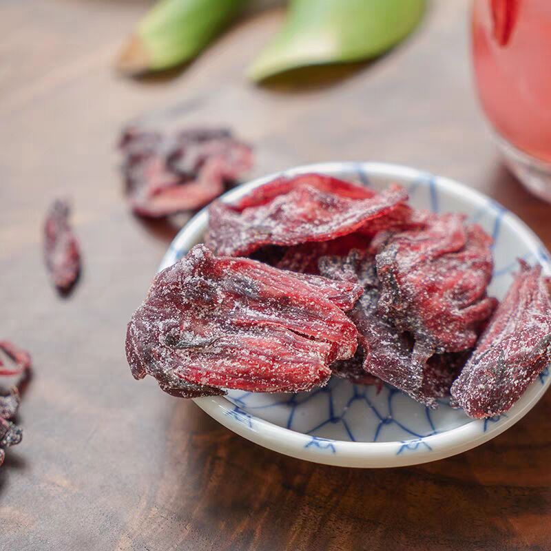大包裝竹鹽洛神花即食果脯酸甜玫瑰茄乾