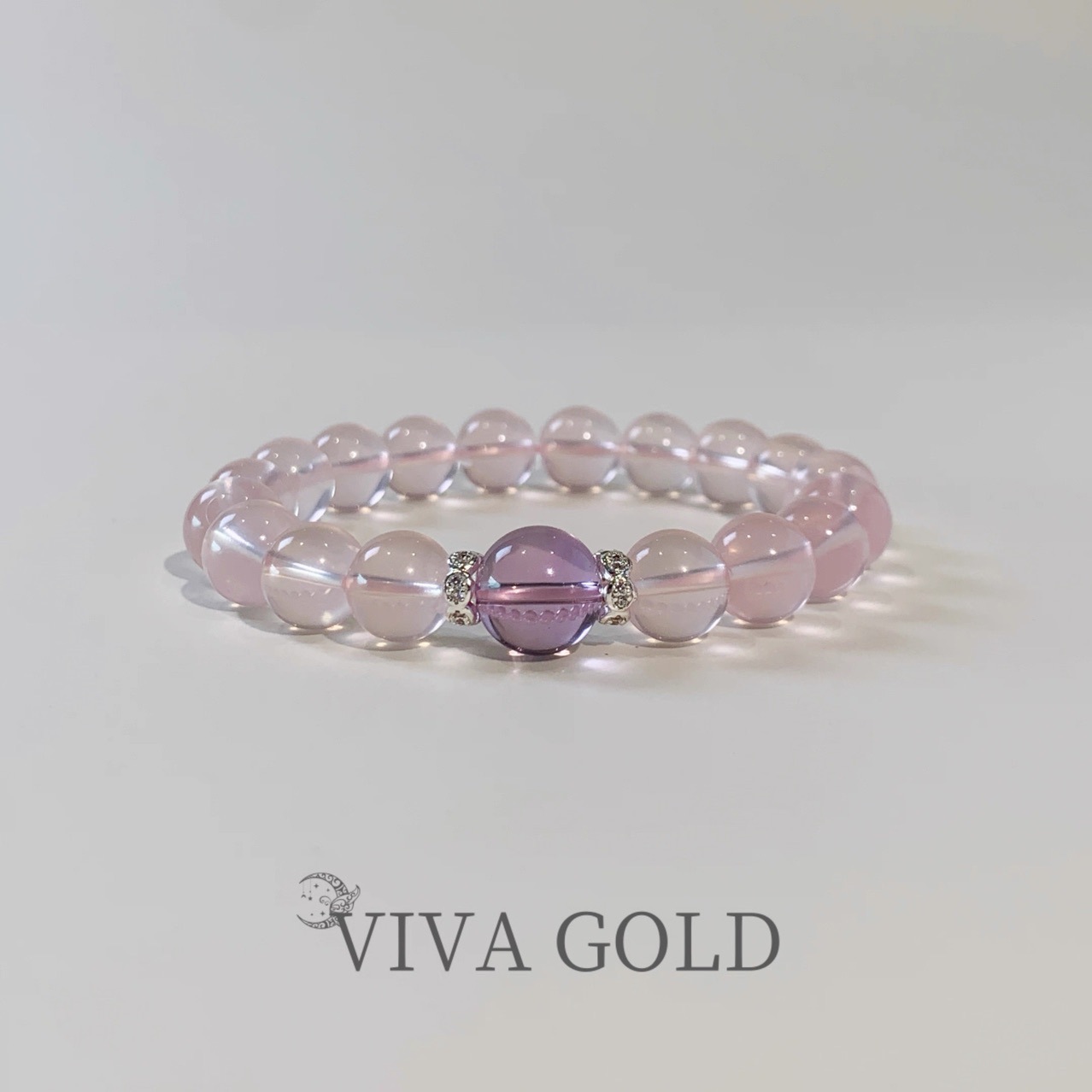 viva goda 女士精緻天然水晶手鏈