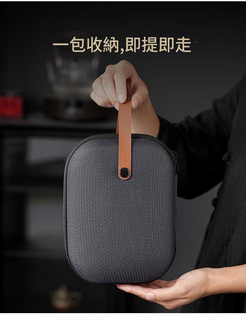 德化傳統工藝紫砂旅行茶具套裝
