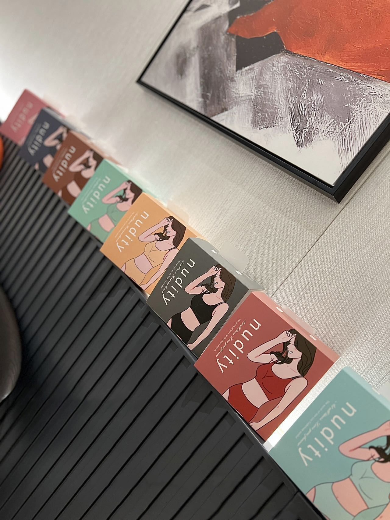 女士新款無痕果凍承托力套裝內衣(xs m適合80 120斤)