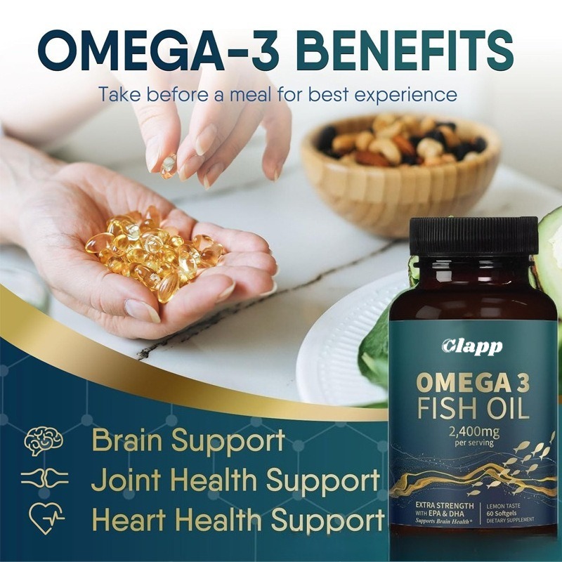 clapp高濃度omega 3魚油軟膠囊