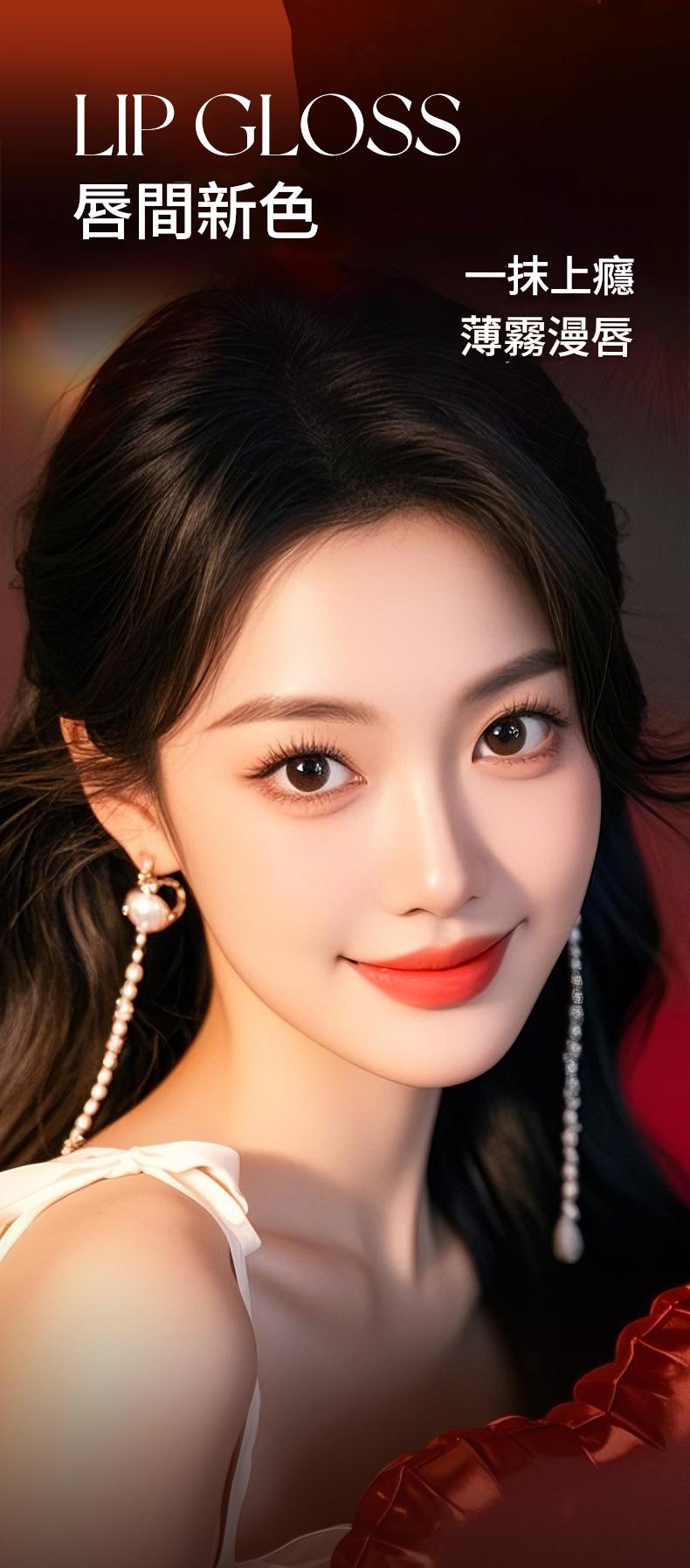 zbailun 鎏金絨光絲潤不沾杯口紅