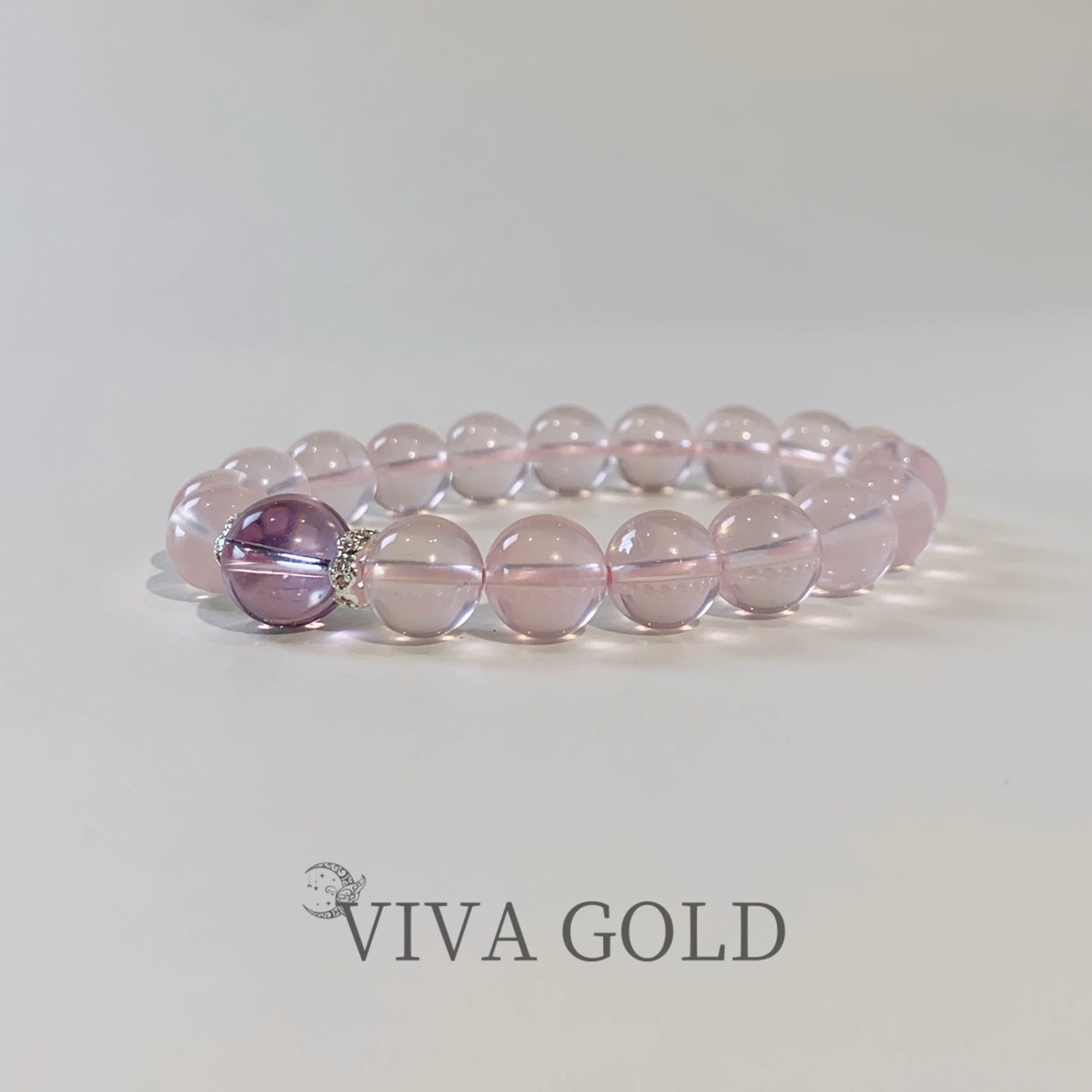 viva goda 女士精緻天然水晶手鏈