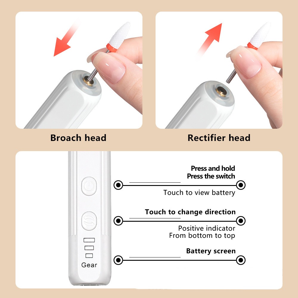 ya03 001 高配1代專業美甲打磨機
