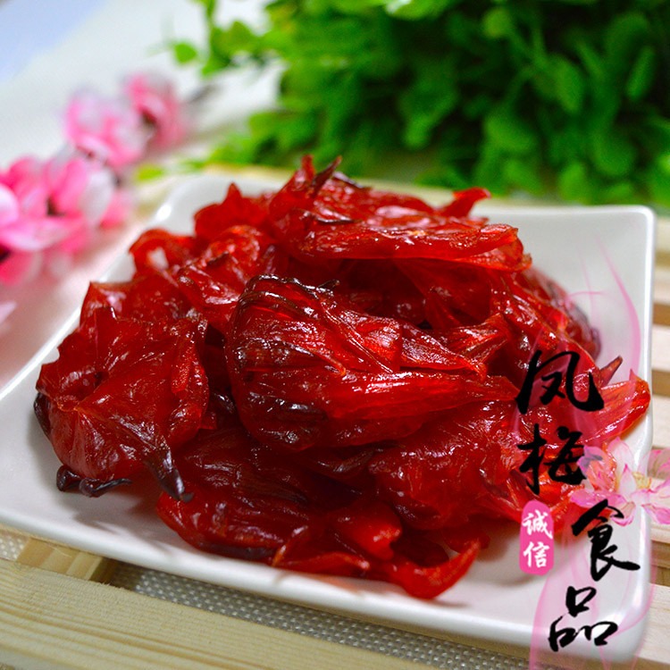 廣東揭西特產真空包裝蜜棧洛神花果脯