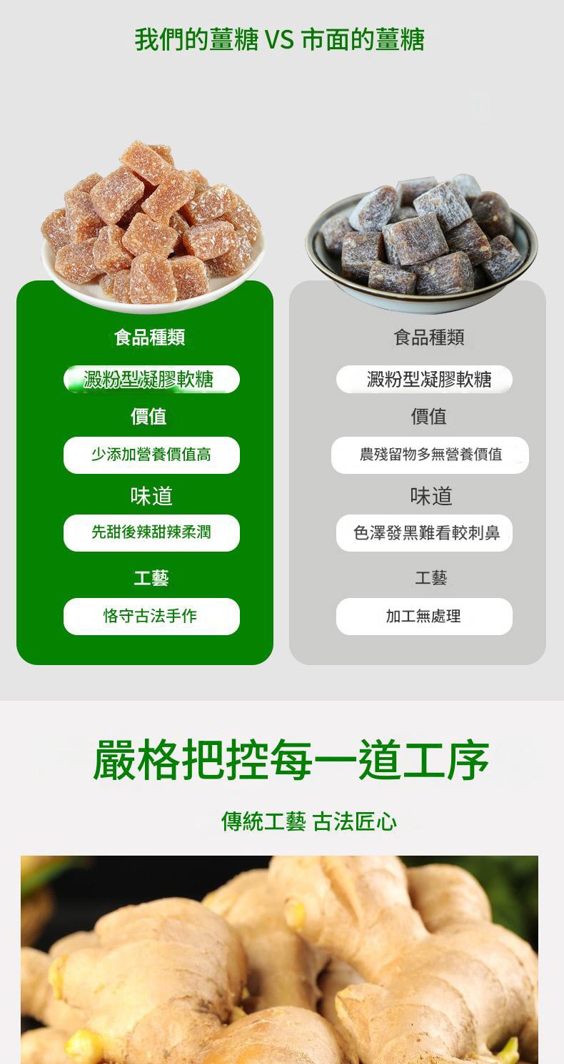 澱粉型凝膠古法手工薑糖