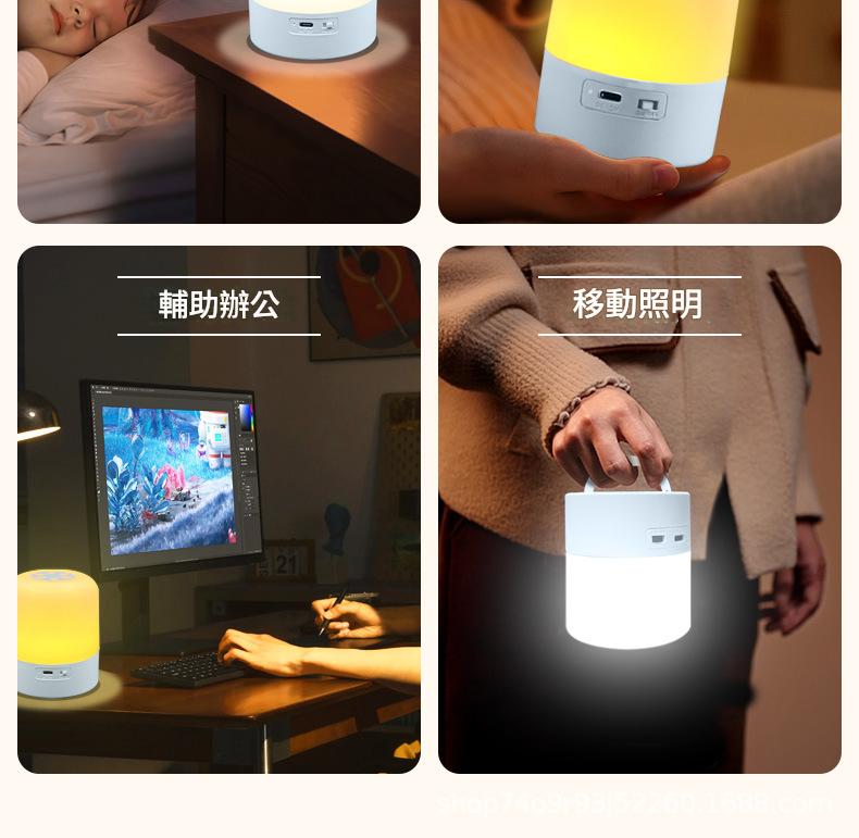 無藍光危害簡約觸控床頭夜燈