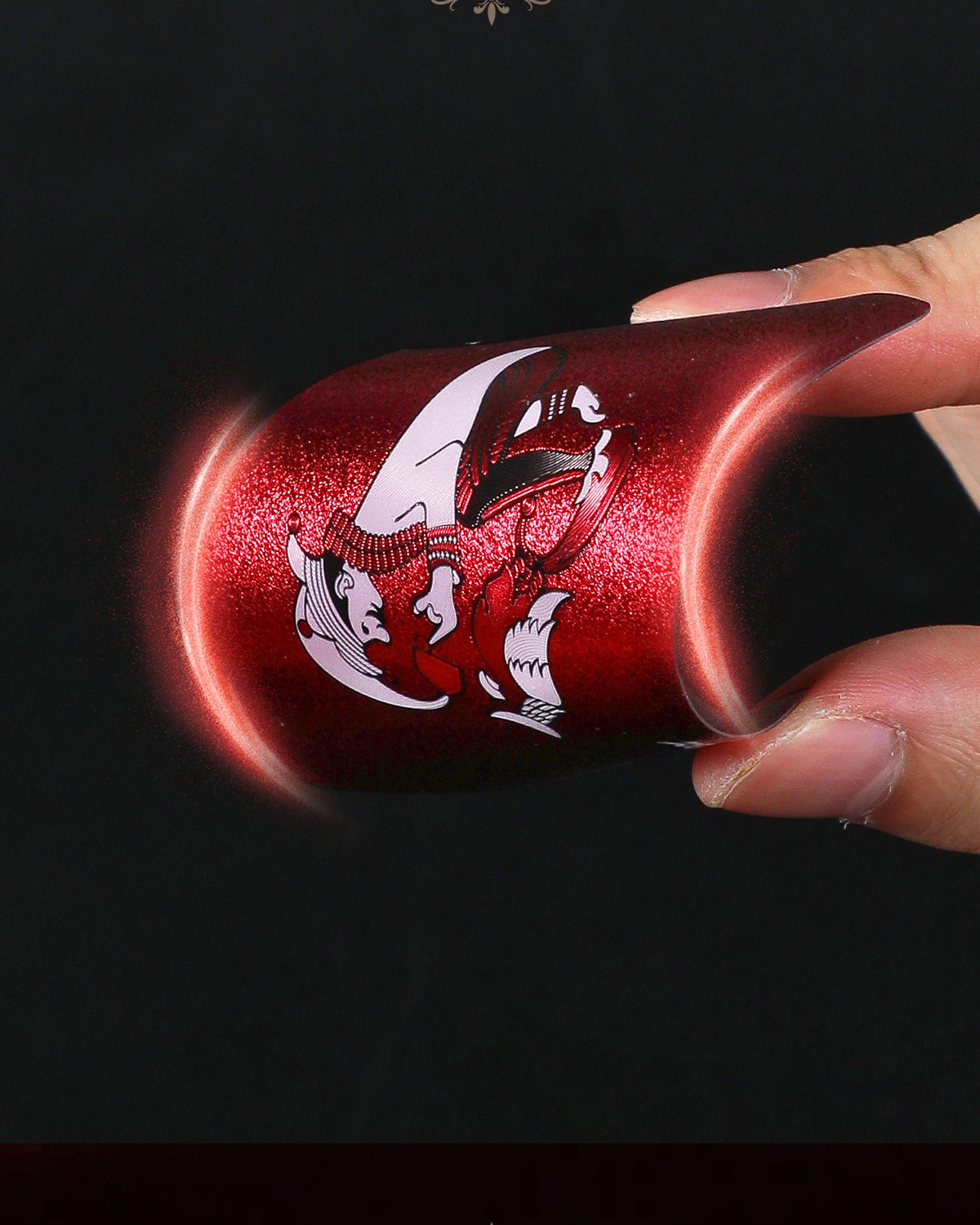 pvc防水防折時尚紅撲克牌 創意吉祥圖案 加厚耐用