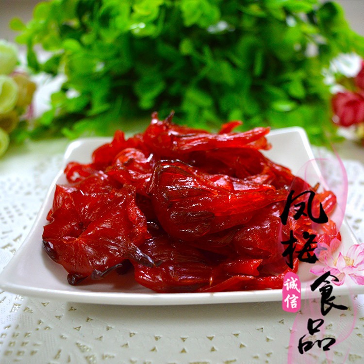 廣東揭西特產真空包裝蜜棧洛神花果脯