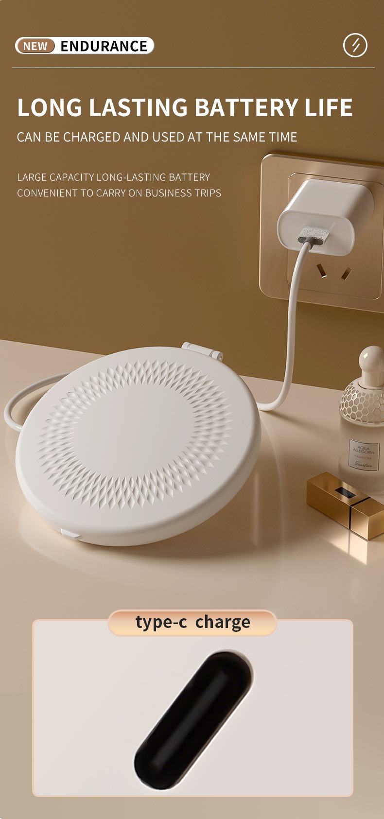 led三色光源補光美妝鏡