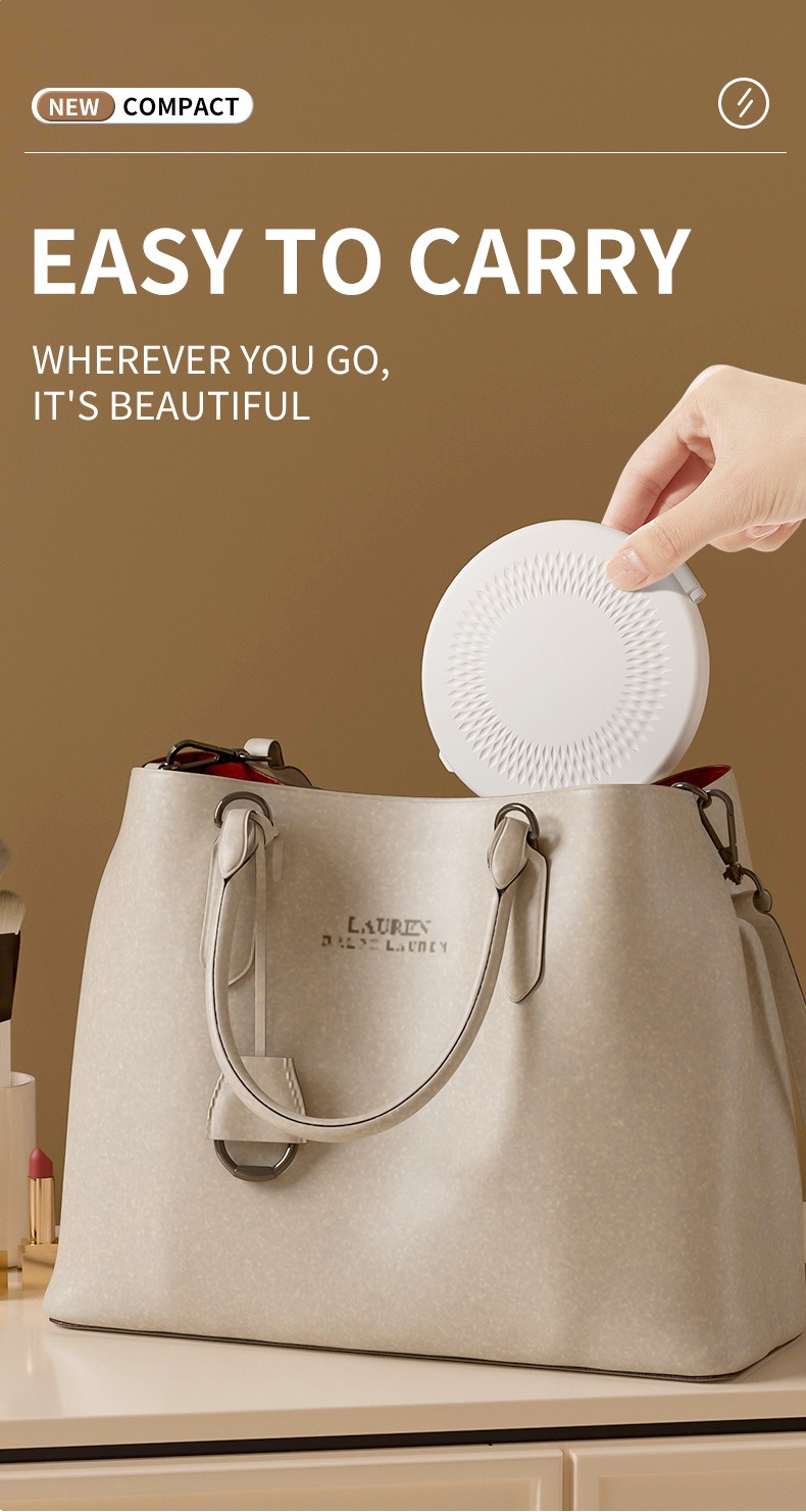 led三色光源補光美妝鏡